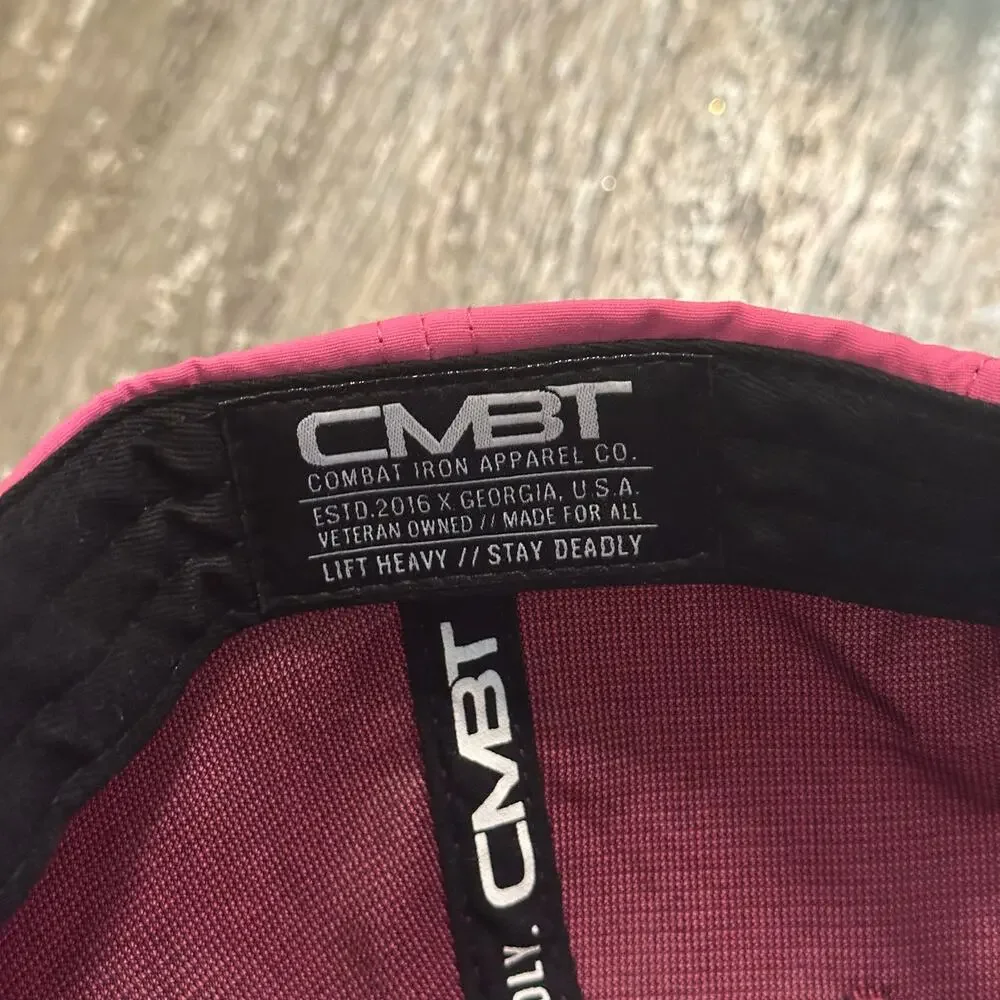 CMBT Combat Iron Apparel Hoochie Daddy Performance Rope SnapBack Hat Cap Pink